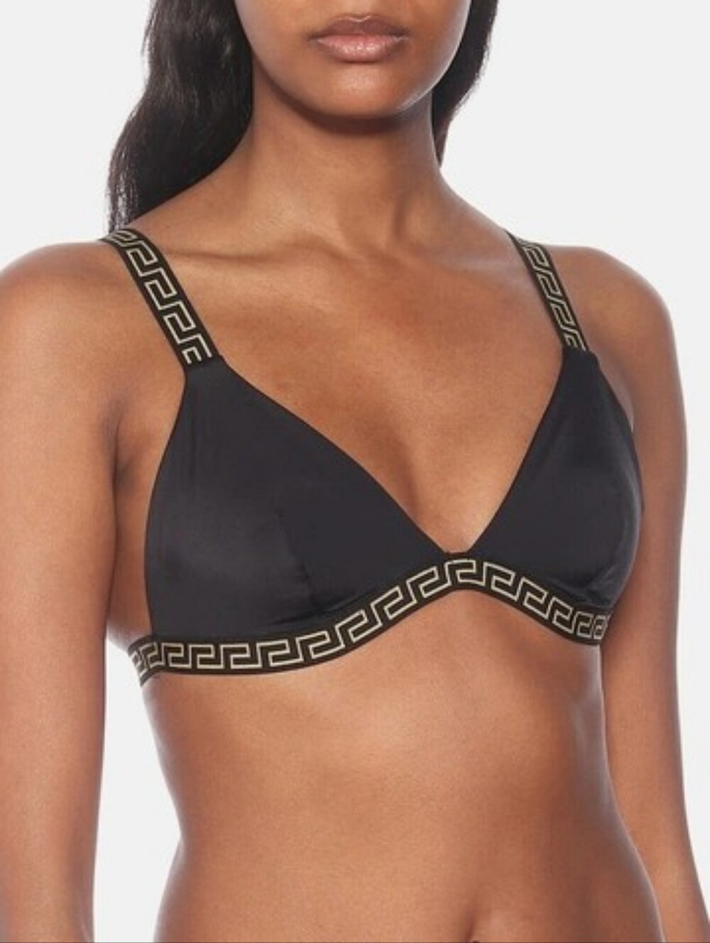 Versace Greek Key Bikini Top (SZ 4)